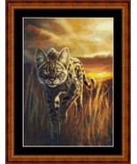 SAVANNAH CAT - pdf cross stitch chart Original Artwork  © BlackMysticA - $12.00