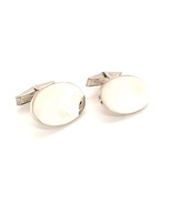 Tiffany &amp; Co Estate Sterling Silver Extra Wide Oval Cufflinks 18 Grams T... - £201.77 GBP