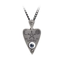 Alchemy Gothic P766  Planchette Pendant Necklace ouija board eye witch - £33.12 GBP