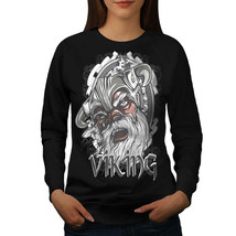 Wellcoda North Warrior Fantasy Womens Sweatshirt, Nordic Casual Pullover Jumper - £23.40 GBP+