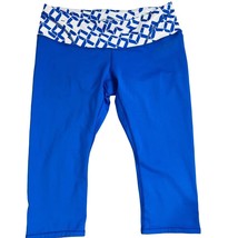 Brooks Electric Digi Infiniti III Capri Pants Blue Size Large NWT - £31.13 GBP