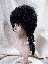 Black Empress Wig Gothic Marie Historical Lady Duchess French Queen Royal Harlot - £38.49 GBP