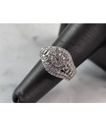 Womens Vintage Estate 10K White Gold Diamond Ring 8.5g, E4908 - €1.039,55 EUR