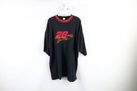 Vintage 90s NASCAR Mens XL Faded Spell Out Texaco Racing Ernie Irvin T-Shirt USA - £35.57 GBP