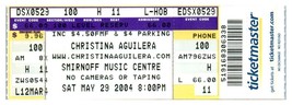 Christina Aguilera Concert Ticket Stub May 29 2004 Dallas Texas - $24.74