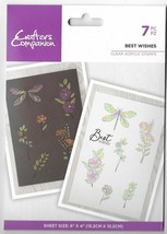 Crafter&#39;s Companion. Best Wishes Stamp Set. Ref: 011. Stamping Cardmaking Crafts - £6.42 GBP