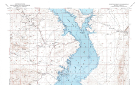 Overton Beach Quadrangle, Nevada 1953 Topo Map USGS 15 Minute Topographic - £17.29 GBP