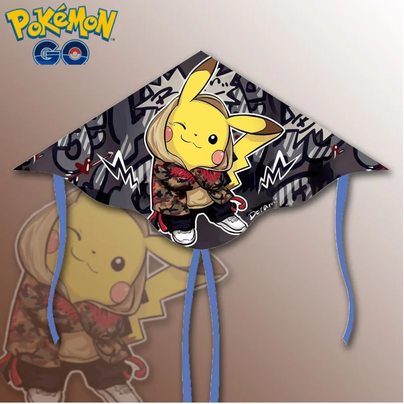 Pokemon new peripheral kawaii cartoon Pikachu kite creative cute and easy to - £11.42 GBP+