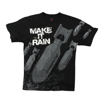 NWOT Rothco Men&#39;s &quot;Make it Rain&quot; Size 2XL Tee Shirt - $15.83
