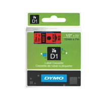 Dymo Label Tape D1 Black with Red (12mmx7m) - $46.24