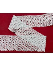 Lace Trimming IN Cotton 9,5 CM SWEET TRIMS 806 Scalloped Edge - £3.24 GBP