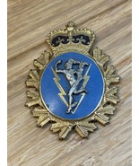 Vintage Canadian Forces Communications &amp; Electronics Cap Hat Badge KG JD - £7.77 GBP