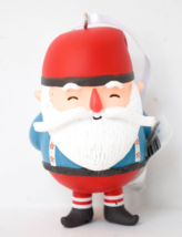 Hallmark Santa Gnome Holding Mushroom Gift Ornament 2022 - £12.51 GBP