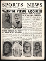 Sports News Wrestling Newsletter&amp; Match Program8/22/1969-Fort Worth TX-Baron ... - £30.73 GBP