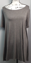 Alexander + David Shift Dress Womens Large Gray Short Sleeve Round Neck ... - £14.13 GBP