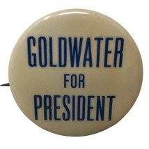 VTG Barry Goldwater For President 1964 Campaign Pin Button Pinback - £38.71 GBP