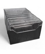 Clear Black Plastic Jewel Cassette Tape Cases Empty USEDFAIR Replacement... - $12.43 CAD