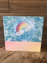 Stoney Clover Lane Inflatable Oversized 3D Rainbow Beach Ball Pool Lake 24&quot; - £14.69 GBP