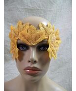Yellow Leaf Eye Mask Forest Nymph Masquerade Mother Nature Dryad Autumn ... - €8,39 EUR