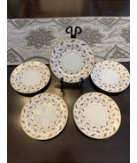 Vintage Regal China Coronation Pattern, set of 5 Saucer Plates  Occupied... - €29,06 EUR