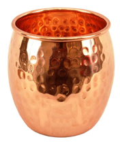 Hammered Copper Glass Tumbler, Serveware &amp; Drinkware , Ayurveda Healing ... - €24,74 EUR