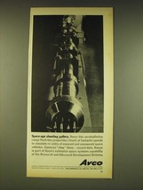 1962 Avco Corporation Ad - Space-age shooting gallery - £14.82 GBP