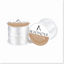 200m High-Quality 1mm Flat Elastic Bracelet String - Stretchy Beading Cord for D - £16.04 GBP