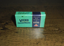 Vicks Medicated Cough Drops Test Sample Box 1930s Factory Sealed Advertising - £23.35 GBP