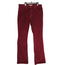 Levi&#39;s 725 Women&#39;s 31x32 High Rise Bootcut Burgundy Corduroy Pants, Stre... - $475.91 MXN