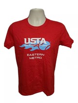 USTA Eastern Metro Find Yourself in the Game Adult Small Red TShirt - $14.85