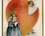 To Somebody I Love Valentine Divided Back Postcard - $5.94