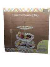 Easter-Three Tier Serving Tray-Assembled Size 11 X 13 Inches - $31.88