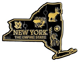 New York The Empire State Map Fridge Magnet - $6.99