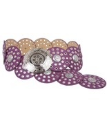 PURPLE KUCHI FABULOUS DELUXE TRIBAL ATS GYPSY MOROCCAN BELT  - $134.80 CAD