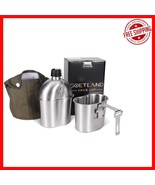Versatile 1QT Military Canteen &amp; Cup - Perfect for Hiking, Camping &amp; Dai... - $66.10 CAD