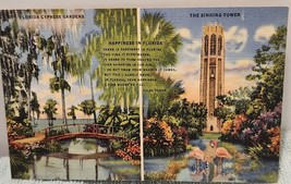 Vintage Florida Postcard Cypress Gardens Singing Tower - $4.00