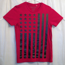 GUESS T-Shirt Men&#39;s Extra Small XS Red American Flag - $7.91