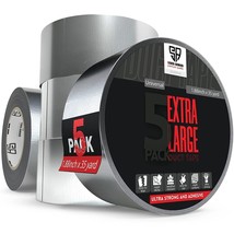 Duct Tape  5 Pack  Extra Long  105 Feet x 2 inch/Roll NEW - £17.08 GBP