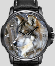 Mexican Wild Wolf Unique Unisex Beautiful Wrist Watch UK FAST - $54.00