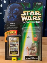 1998 Kenner STAR WARS Episode I Flashback Photo POTF Yoda w/ Cane &amp; Boil... - £7.91 GBP