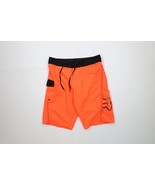 Vintage Fox Racing Mens Size 30 Faded Big Logo Board Shorts Trunks Blaze... - $44.50