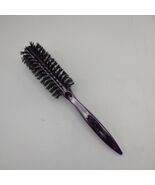 Vintage Goody Styling Brush Round Bristles Purple Acrylic - €11,03 EUR