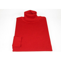 Men PRINCELY Turtle neck Sweater From Turkey Merino Wool 1011-80 Christmas Red image 4