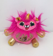 Rainbocorns Pink Plush Sparkle Heart Surprise Unicorn Lion French Fries Belly 4” - £6.83 GBP
