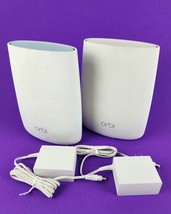 2x Netgear Orbi RBR50 &amp; RBS50 Router Home Mesh WiFi Tri-band  White Color - $98.99