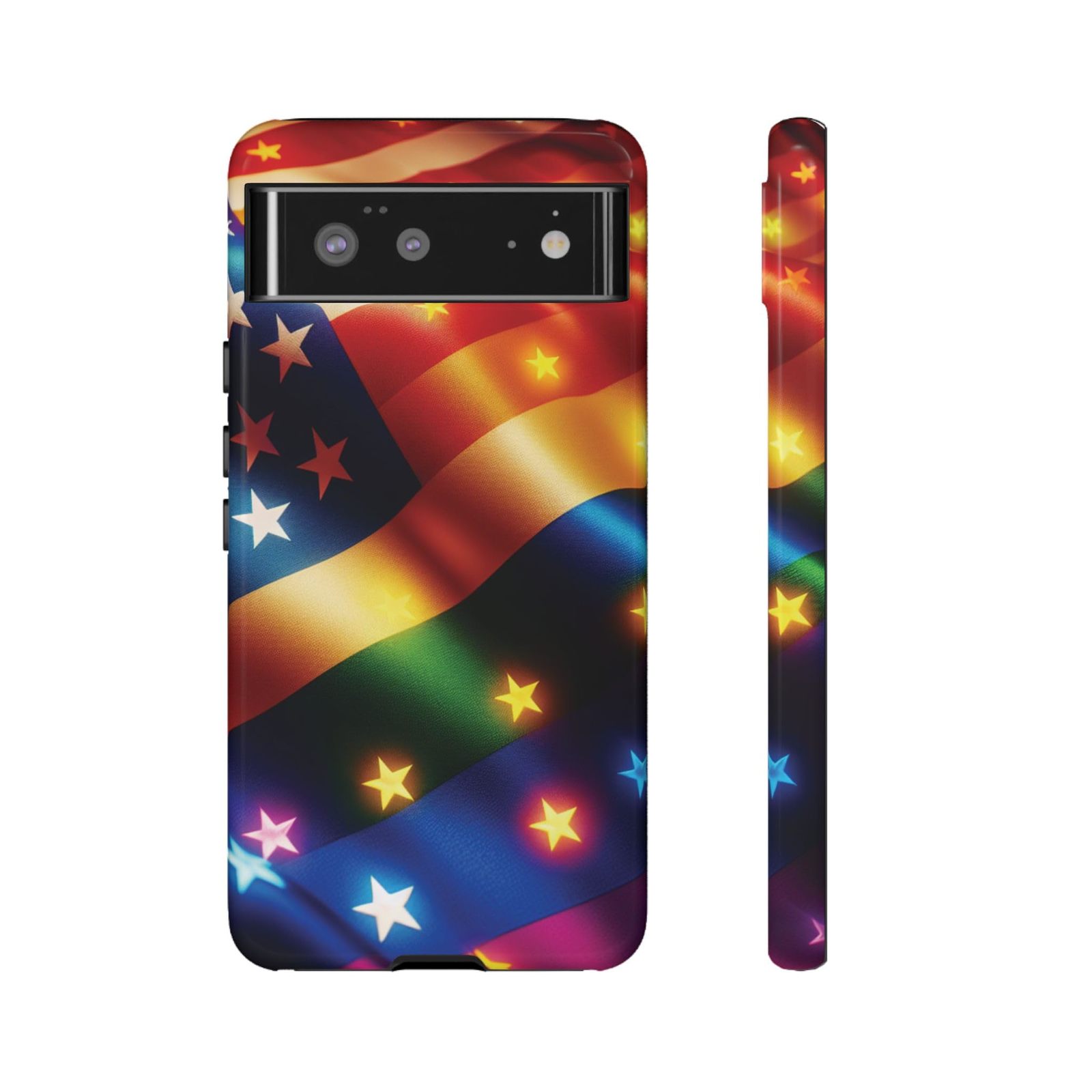 LGBTQ+ Flag Tough Phone Case, LGBT Pride Accessory, Protective Smartphone Cover, Item image 3