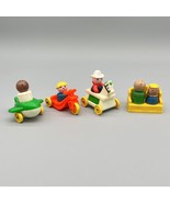 Vintage Fisher Price 5 Little People &amp; Tricycle, Couch, Wheeled Horse &amp; ... - £11.95 GBP