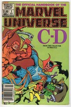 Official Handbook of Marvel Universe #3 ORIGINAL Vintage 1986 Marvel Comics  - £11.69 GBP
