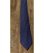 Mens Tie Pure Silk Handmade China Blue Silver Design 58&#39; - $133.28 MXN