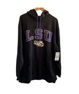NWT Mens Colosseum LSU Tigers Long Sleeve Pullover Hoodie 2XT Black/Purple - €48,92 EUR